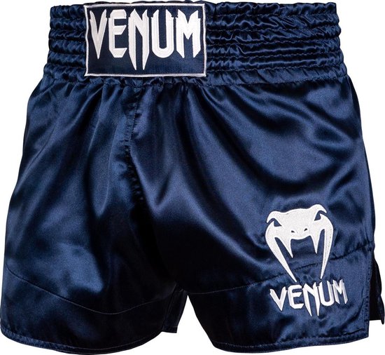 Venum Muay Thai Classic Kickboks Broekjes Blauw Maat Venum Kickboks Muay Thai Shorts: XS - Kids 7/8 Jaar | Jeans maat 26