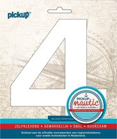 Pickup Nautic plakcijfer 150mm wit 4