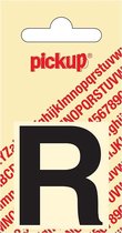 Pickup plakletter Helvetica 40 mm - zwart R