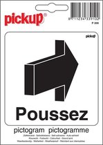 Pickup Pictogram 10x10 cm - Poussez