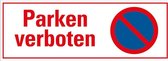 Pickup kunststoff Schild 33x12 cm SK PARKEN VERBOTEN