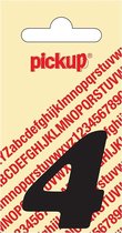 Pickup plakcijfer CooperBlack 40 mm - zwart 4