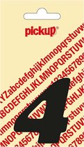 Pickup plakcijfer CooperBlack 60 mm - zwart 4