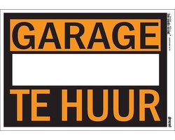 Pickup affiche kunststof 23x33 cm - Garage Te Huur