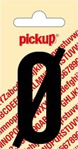 Pickup plakletter Nobel 60 mm zwart Ø - 31002060OE