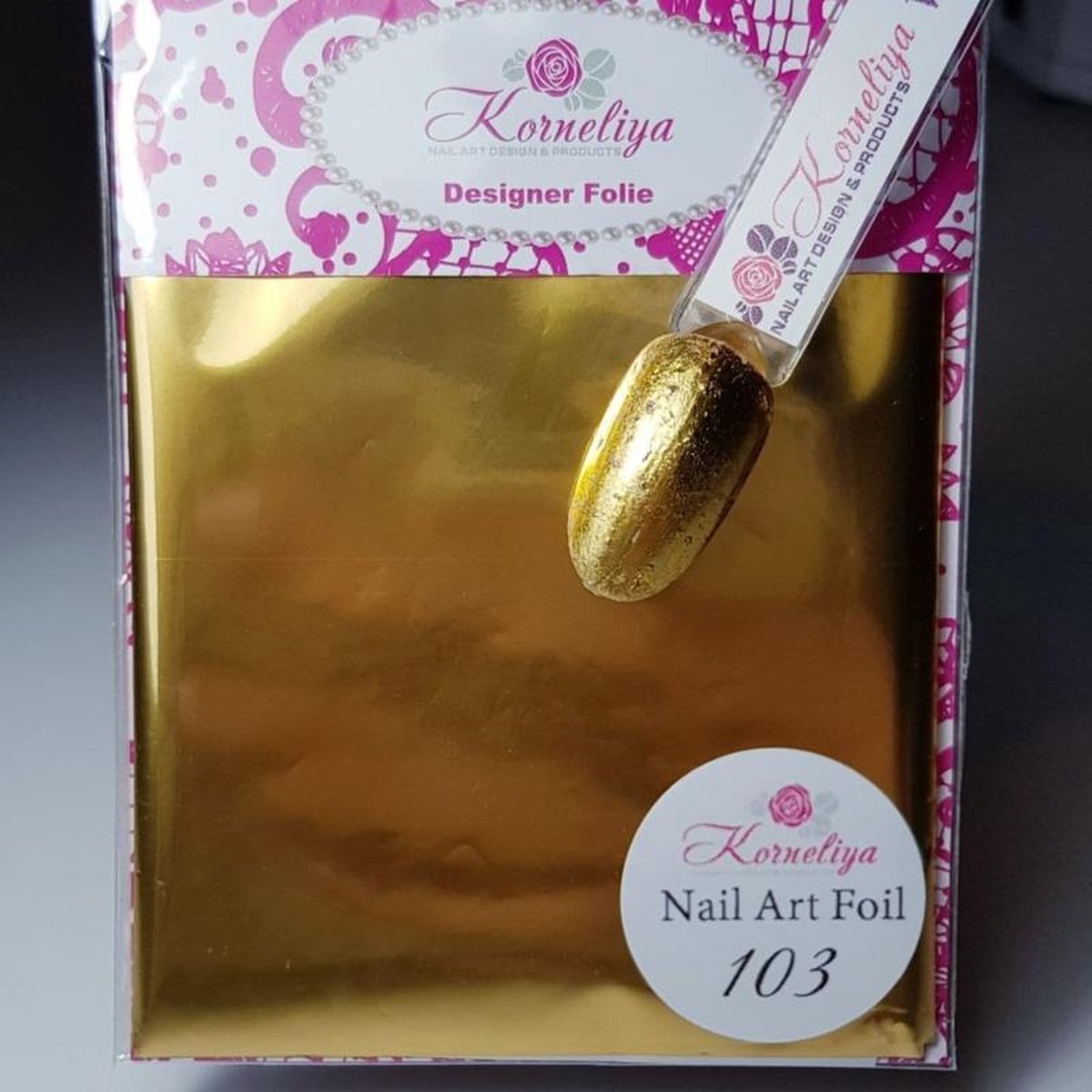 Goedkoopste Korneliya Nailart Folie 103 Arabisch Goud