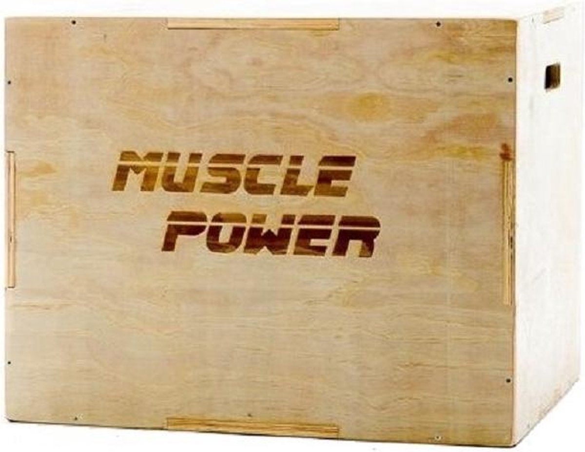 Muscle Power Houten Plyo Box