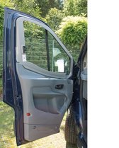Vouwgordijn plissee zijraam links Ford