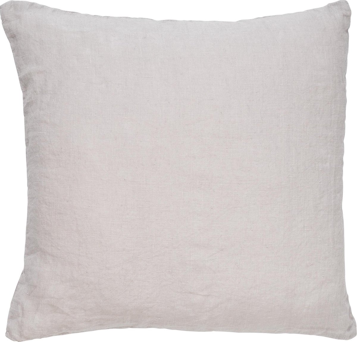 Dutch Decor LINN - Sierkussen 45x45 cm - 100% linnen - effen kleur - Micro Chip - lichtgrijs - Inclusief binnenkussen - Luxe kussens voor woonkamer & bank