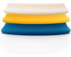 RUPES DA POLIJSTPAD BLAUW GEEL WIT 6 INCH 150MM KIT 3 ITEMS