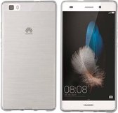 Hoesje CoolSkin3T - Telefoonhoesje voor Huawei P8 Lite - Transparant wit
