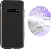 BackCover Layer TPU + PC - Telefoonhoesje - Hoesje voor Samsung S10 Plus - Zwart
