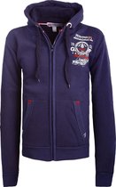 Geographical Norway Vest Capuchon Blauw Glack - L