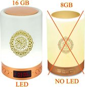 Haut- parleur lampe Coran - LED - 16Go - Bluetooth - sans fil - Coran - Le Coran - Equantu®️