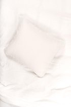 Passion for Linen Luxe kussensloop Maxime 100% linnen, 80 x 80 cm, wit