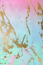 Shimmering Marble Pastel Composition Notebook - Small Ruled Notebook - 6x9 Lined Notebook (Softcover Journal / Notebook / Diary)