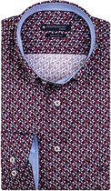 Giordano regular fit bordeaux print