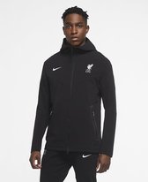 Liverpool FC - Tech Pack Hoodie - Maat S - zwart - 20/21