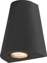 Chiq Interior Romeo - Design Wandlamp Buiten- Inclusief LED - IP54 - Antraciet/Zwart
