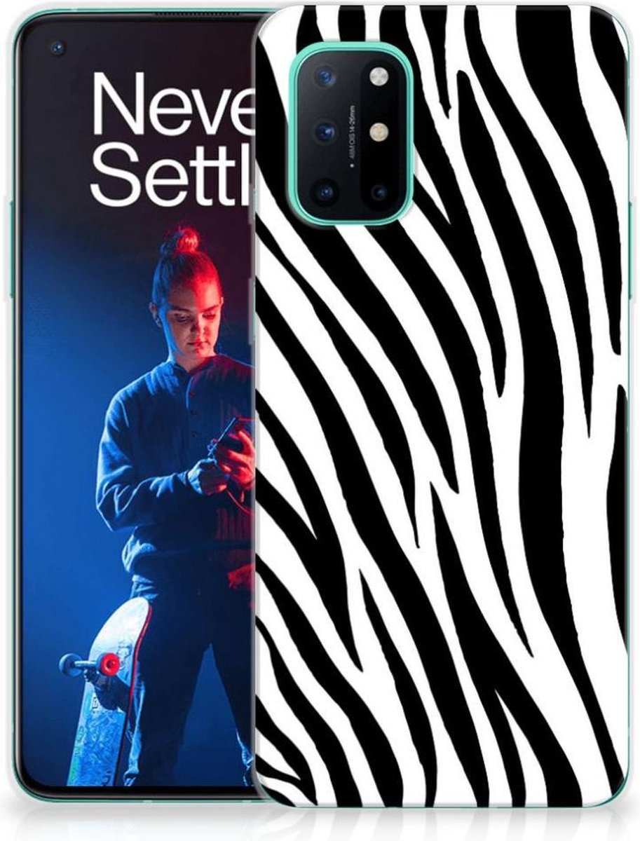 OnePlus 8T TPU Hoesje Zebra