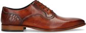 Black label - Heren - Cognac leren veterschoenen - Maat 43