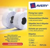 Avery AV-PLP1226 Prijstangetiketten Permanent 26x12mm Wit 10 Rol In Doos