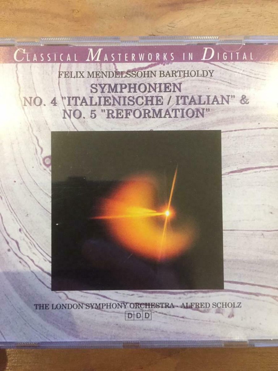 Felix Mendelssohn Bartholdy Symfonieën nr. 4 "Italiaans" & nr. 5 "Reformatie"