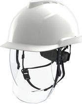 MSA V-Gard 950, on-geventileerde veiligheidshelm met ingebouwde gelaatsscherm