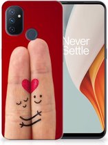 GSM Hoesje OnePlus Nord N100 TPU Bumper Super als Valentijnscadeau Liefde