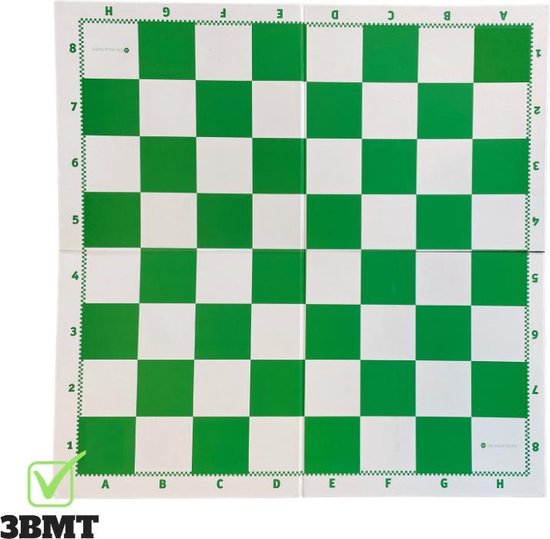 Thumbnail van een extra afbeelding van het spel 3BMT - Schaakspel en damspel in 1 - schaakbord en dambord - incl. stenen