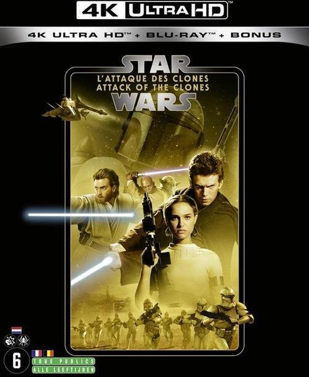 Star Wars: Episode II - Attack of the Clones (4K Ultra HD Blu-ray) (Import zonder NL)-
