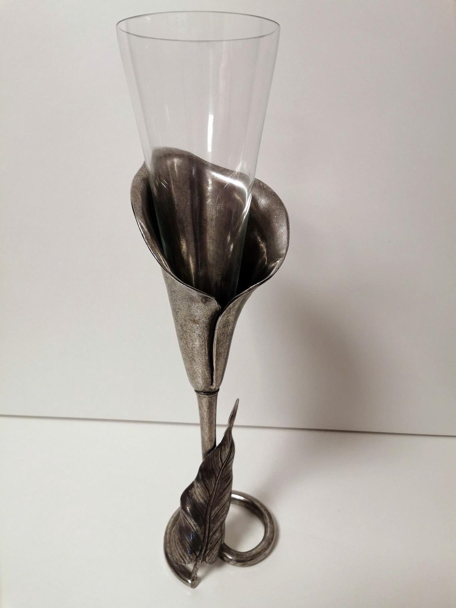 Vaas - Kristal - Kurz Edeltin - 45cm .