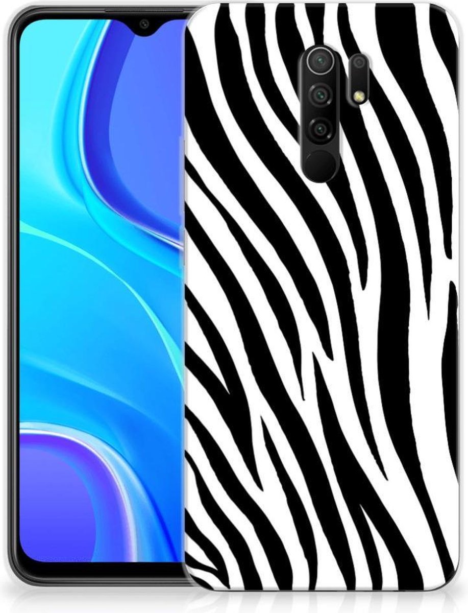 Xiaomi Redmi 9 TPU Hoesje Zebra