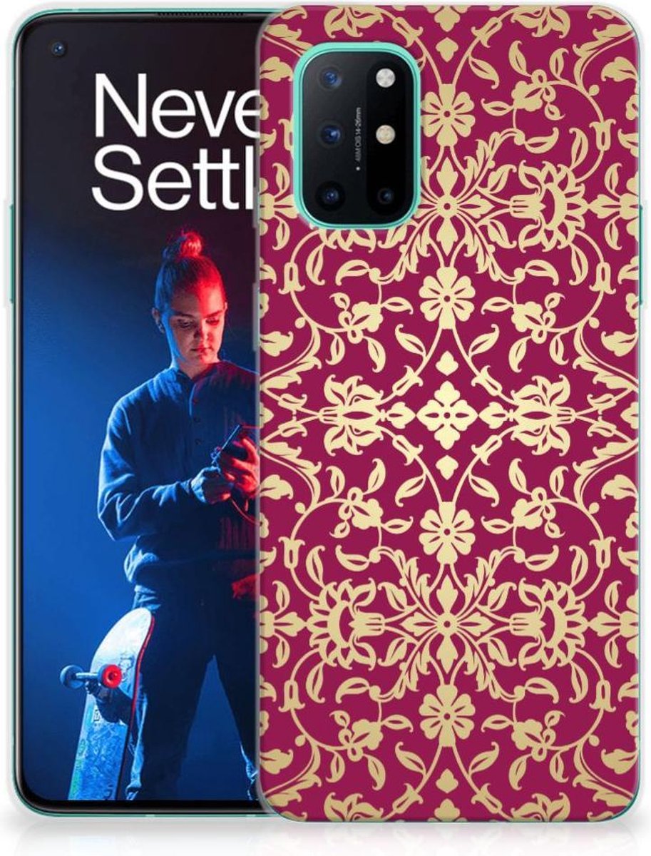 Siliconen Hoesje OnePlus 8T Barok Pink