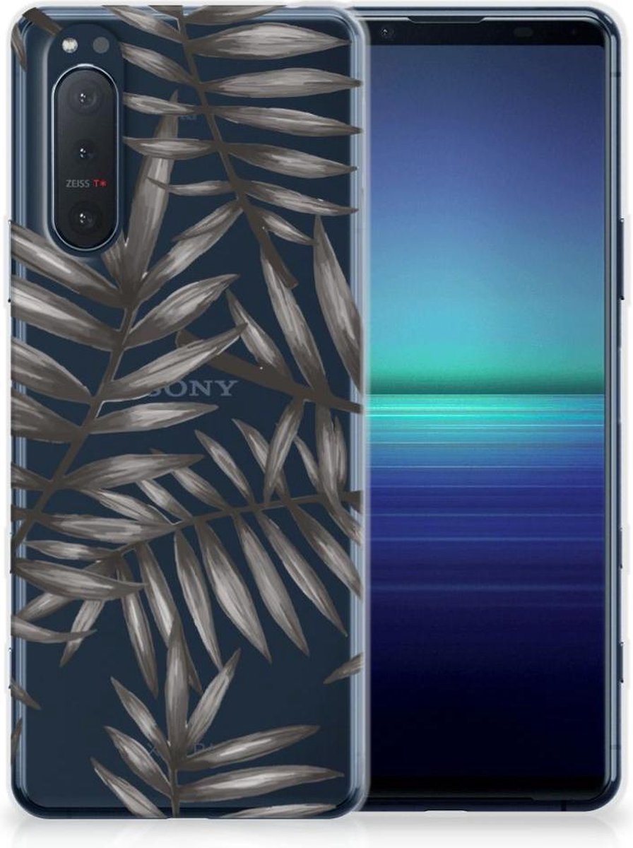 Sony Xperia 5II TPU Case Leaves Grey