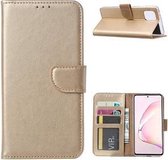 Samsung Note 10 Lite Hoesje Wallet Case Goud