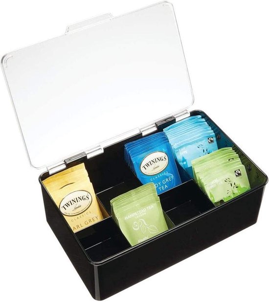 rechtdoor Intuïtie Wasserette Theedoos - ZINAPS DELUXE Tea Box - de praktische, stapelbare theezakjes-opbergdoos  -... | bol.com