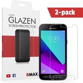 2-pack BMAX Glazen Screenprotector geschikt voor de Samsung Galaxy Xcover 4S / Beschermglas / Tempered Glass / Glasplaatje