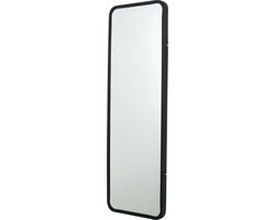 Foto: Loft42 mirror passpiegel rechthoek zwart metaal 120x40