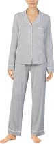 DKNY - NEW SIGNATURE L/S TOP & PANT PJ - Grijs mêlée - Vrouwen - Maat XL