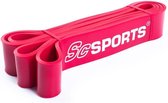 ScSPORTS® Fitness Elastiek - Resistance Band - 22,5 tot 56 kg - Rood