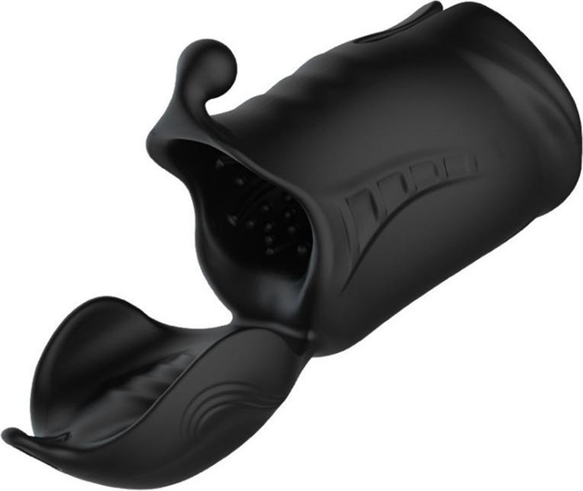 Goedkoopste Alpha Plus Sleeve Masturbator met Krachtige Vibraties en Stimulerende Ribbels voor Penis en Balzak