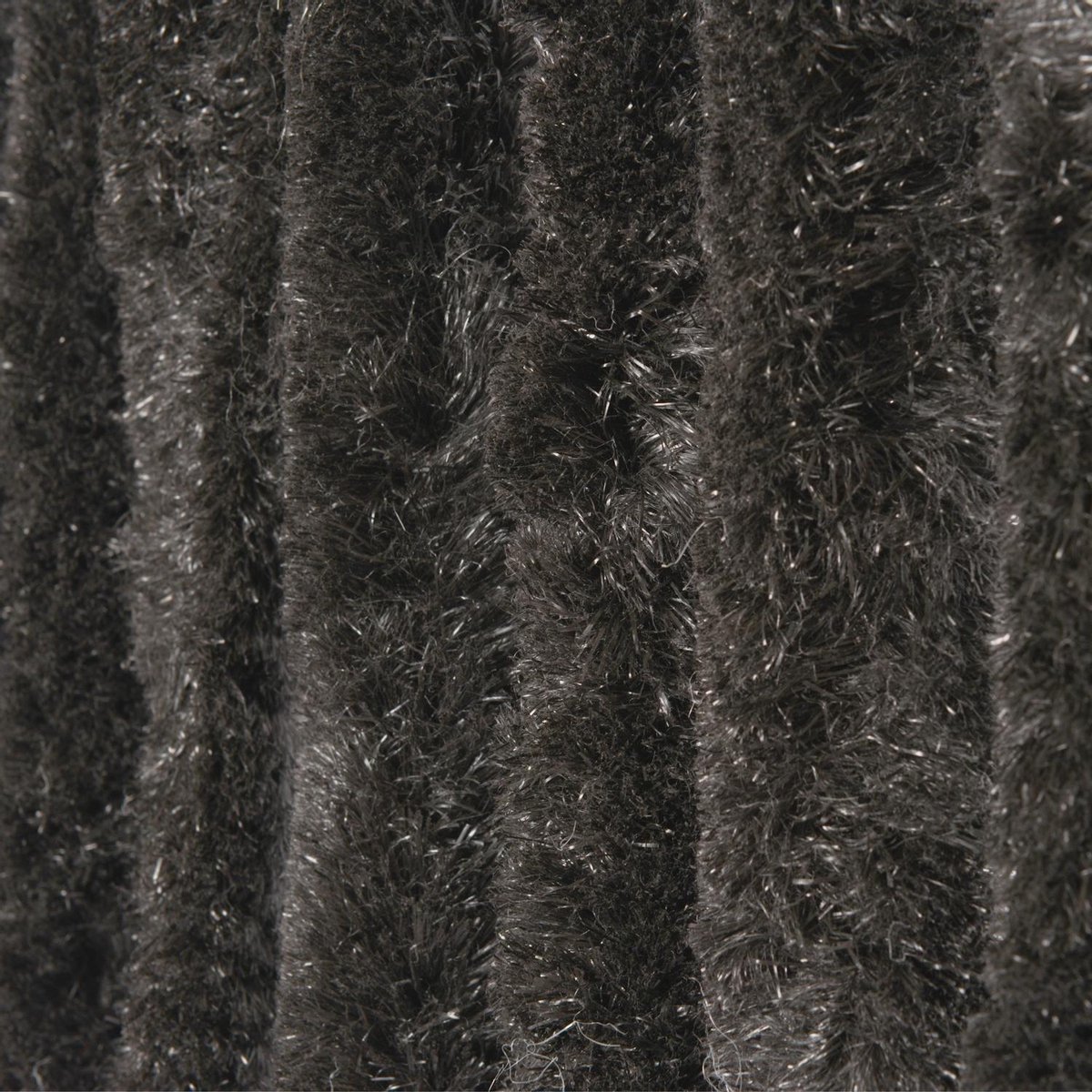 Vliegengordijn-kattenstaart- 90x220 cm zwart uni in doos