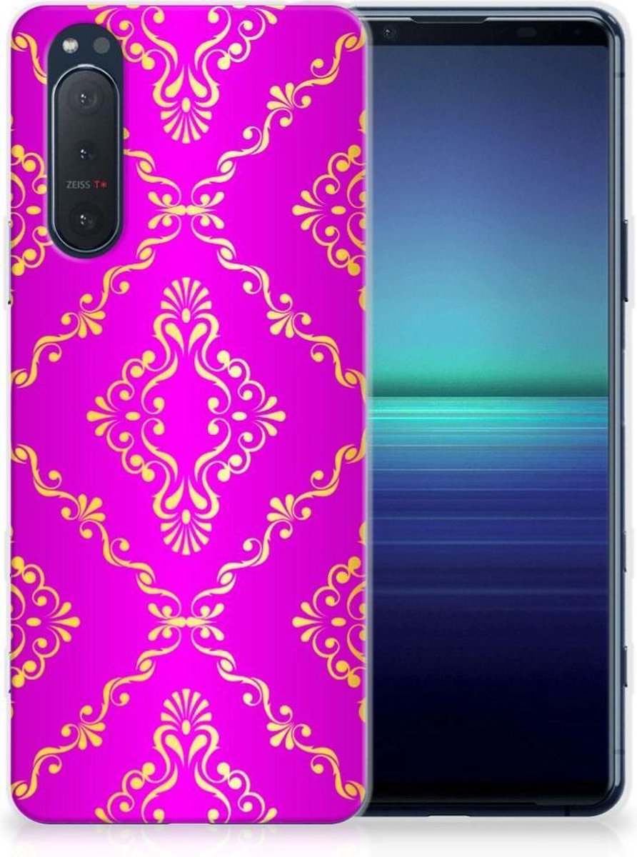 Siliconen Hoesje Sony Xperia 5II Barok Roze