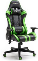 GTRacer Superior - E-Sports - Game stoel - Ergonomisch - Bureaustoel - Verstelbaar - Racing - Gaming Chair - Zwart / Groen