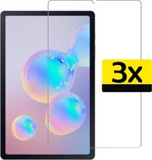 Samsung Galaxy Tab S6 Lite Screenprotector Tempered Glas - 3 Stuks