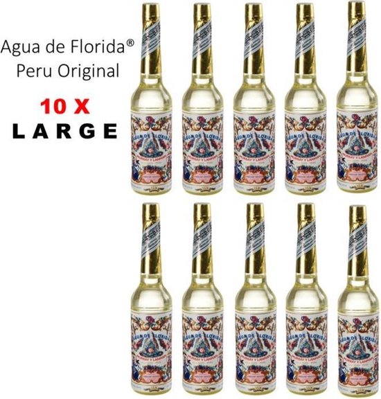 Lanman & Kemp-Barclay & Co Florida Water - 10 Large Flessen van 270 ml