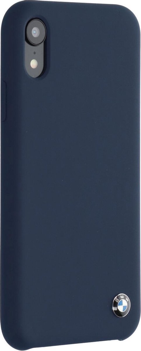 Blauw hoesje BMW - Backcover - Soft Touch - iPhone XR - Hoogwaardige kwaliteit