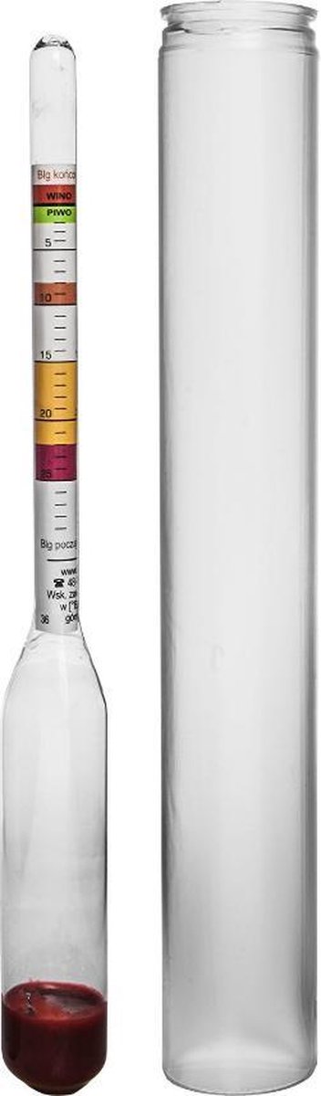 Suikermeter voor wijn of bier