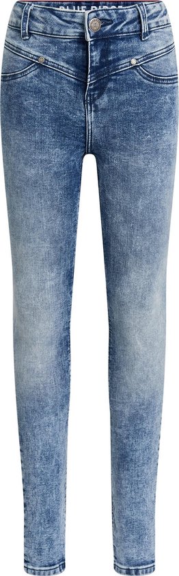 WE Fashion Meisjes super skinny fit jegging van jog denim | bol.com